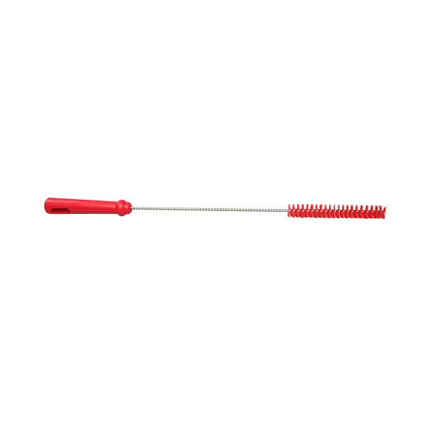 K10752/R – 0.75″ Tube Brush with Twisted Stainless Steel Shaft & Color-coded Grip, Medium Bristles