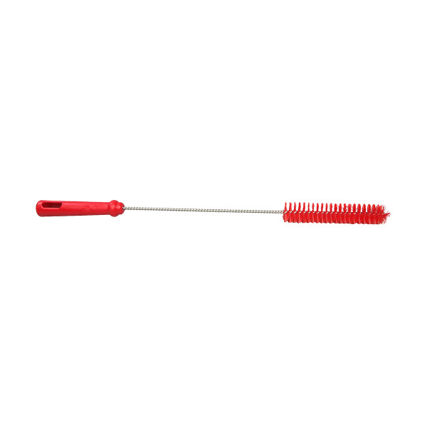 K10754/R – 1.25″ Tube Brush with Twisted Stainless Steel Shaft & Color-coded Grip, Medium Bristles